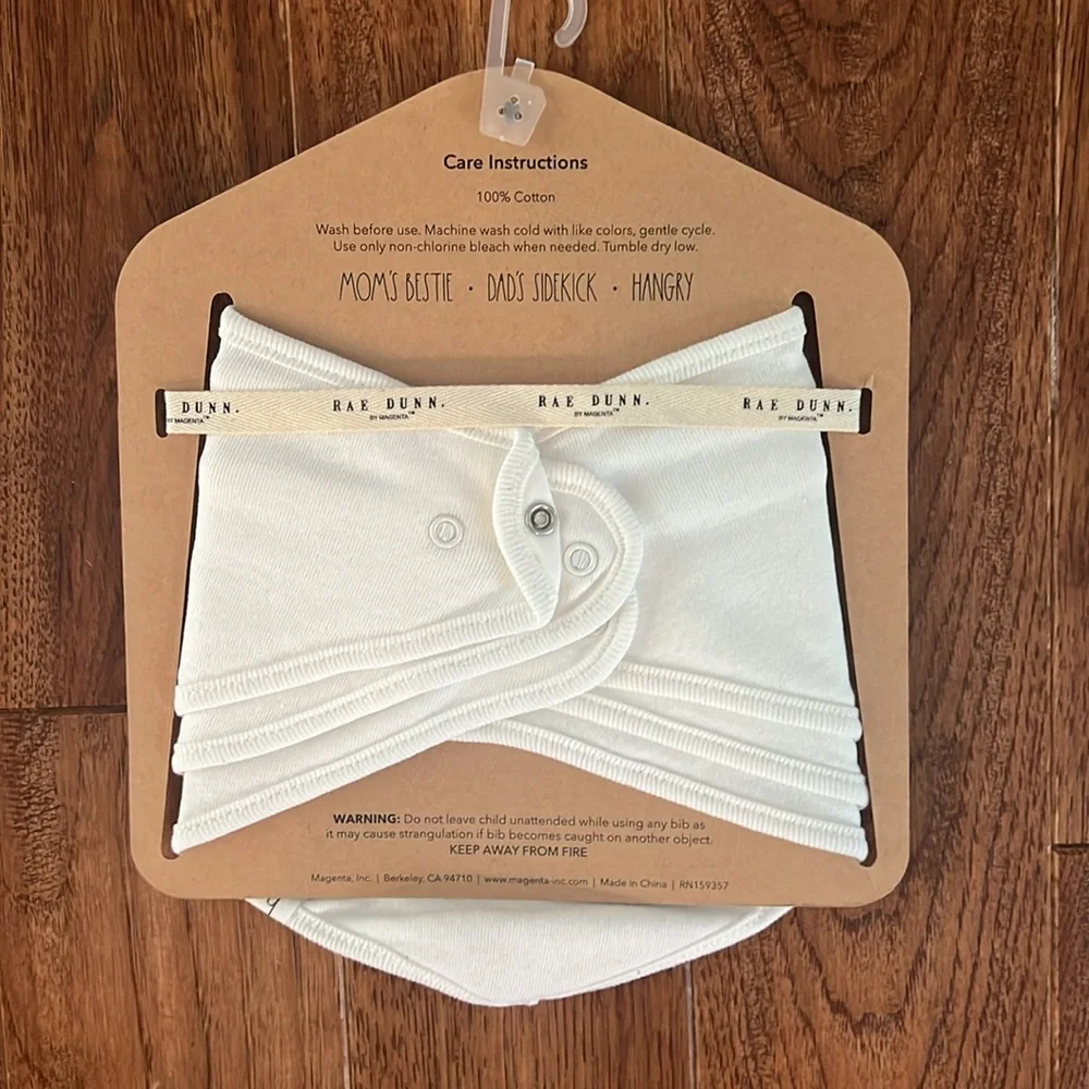 NWT Rae Dunn Baby Bandana Bibs, Set of 3